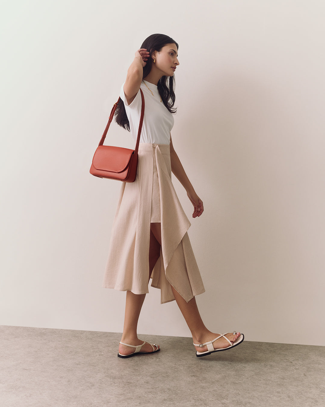 Concertina Shoulder Bag (Smooth)