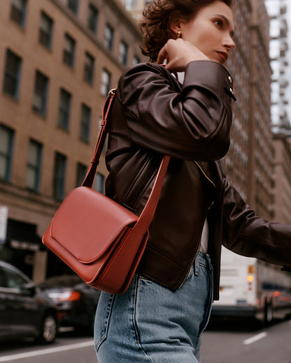 Concertina Shoulder Bag (Smooth)