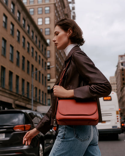 Concertina Shoulder Bag (Smooth)