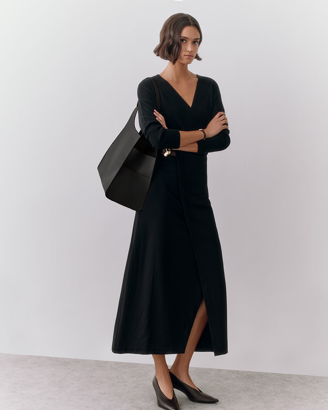 Oversized Double Loop Bag