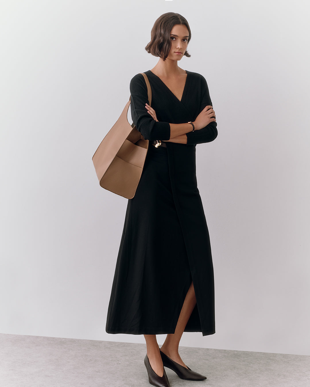 Oversized Double Loop Bag