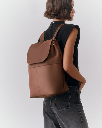 Leather Backpack 16-inch