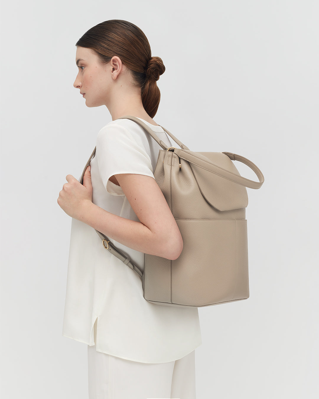 Leather Backpack 16-inch