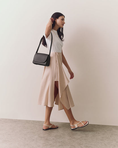 Concertina Shoulder Bag (Smooth)