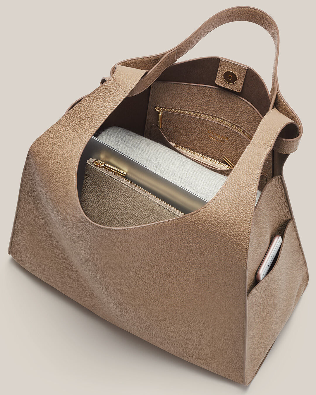 Oversized Double Loop Bag